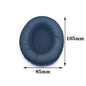 Oval Replacement Ear Pads for Headphones - Leather Foam Cushions, Multiple Sizes (60x70 to 90x110 mm / 2.36x2.76 to 3.54x4.33 in)
