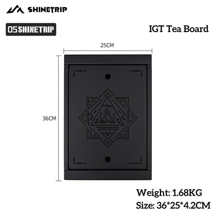 IGT Modular Table Top Plate – Folding Camping & BBQ Table Board, Portable Tactical Accessory