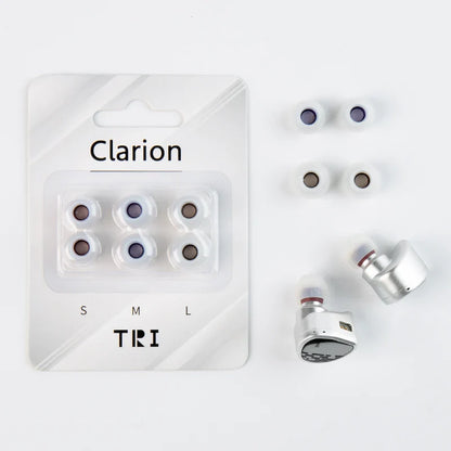 Silicone Earphone Eartips 3 Pairs S/M/L – Replacement Earbud Tips for IEMs & Wired Headsets
