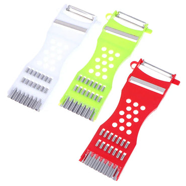 Multi-Function Vegetable Cutter, Garlic Grater, Potato Peeler and Cucumber Carrot Slicer Kitchen Tool