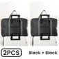 2-Pack Foldable Travel Duffel Bag Lightweight Carry-On Weekender & Gym Tote for Women and Men