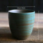 Hand-Painted Crackle Glaze Stoneware Mug, Vintage Ceramic Coffee & Tea Cup, Dishwasher Safe Gift