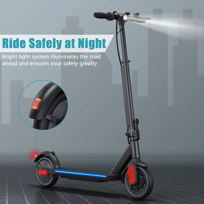 CAROMA Folding Electric Scooter - 36V, 3 Speed Modes
