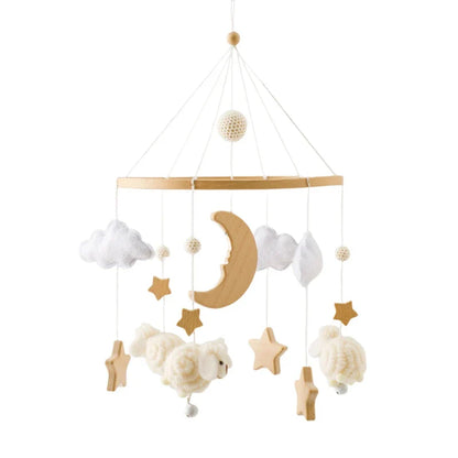 Baby Wooden Bed Bell Bracket Mobile Holder