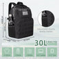 Tactical Backpack 45L/32L/25L Waterproof Large Capacity Travel Rucksack Multi-Functional Outdoor Daypack (Unisex)