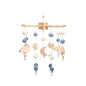 Wooden Baby Crib Mobile with Music Box Bell