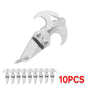 Multifunction Stainless Steel Folding Survival Claw Hook for Camping & Outdoor (8 x 4 cm / 3.1 x 1.6 in)