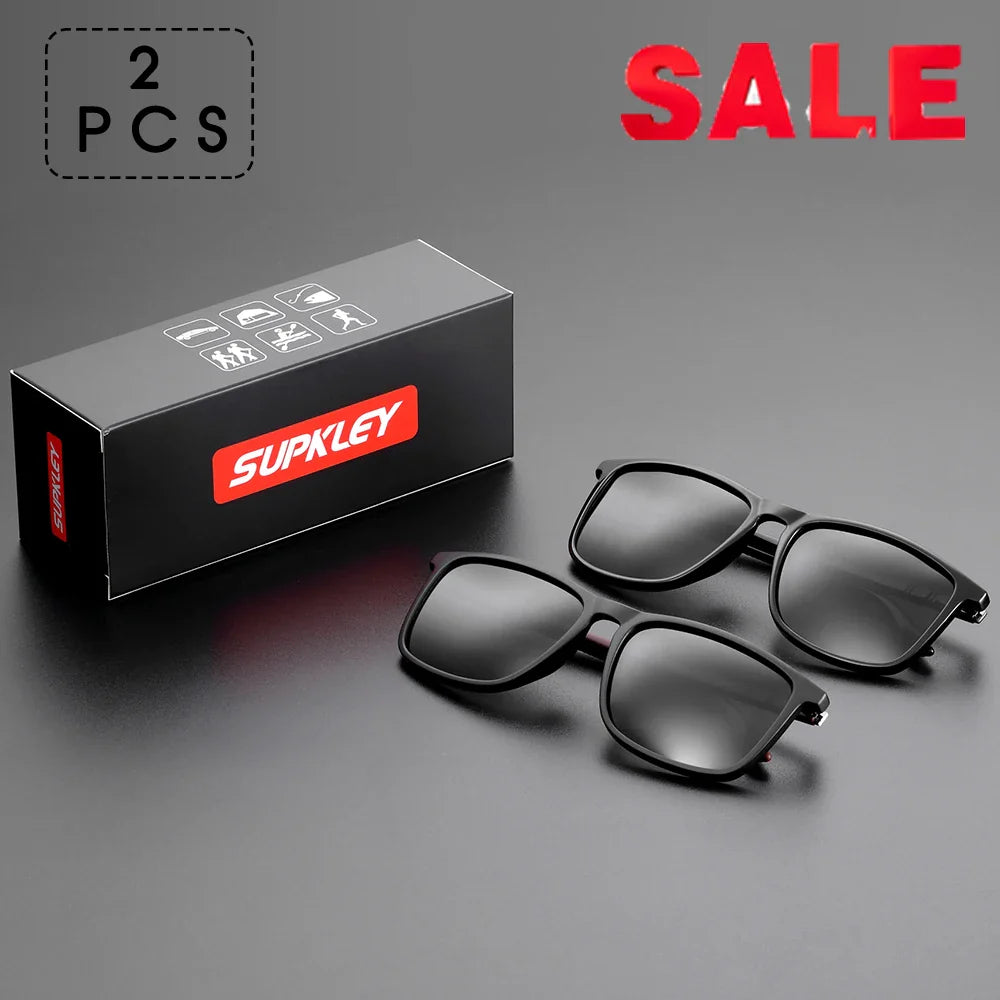 Polarized Sports Sunglasses for Men & Women - UV400 Anti-Glare Unisex Sport Eyewear