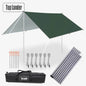 Ultralight Waterproof Tarp Tent – Large Sun Shelter Awning for Camping, Beach & Outdoor Adventures