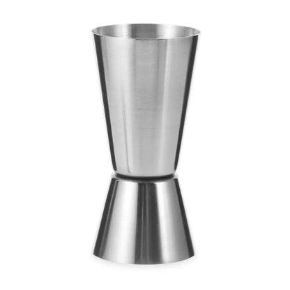 Dual-Sided Stainless Steel Jigger — Double Shot Cocktail Measure Bar Tool