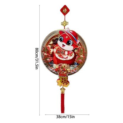 Lunar New Year Snake Hanging Decoration, 80 x 38cm