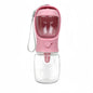 Portable Pet Water Bottle with Built-In Food Storage - Travel Dog & Cat Feeder Bowl