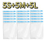 Travel Compression Vacuum Bags – Reusable Roll-Up Space Saver Bags for Luggage, Clothes & Bedding