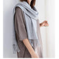 Solidlove 100% Wool Winter Scarf for Women – Luxury Cashmere-Feel Shawl, Poncho & Wrap | Warm Fashion Scarf for Ladies