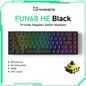 Magnetic Switch 60% & 65% Mechanical Gaming Keyboard - Rapid Trigger RT, 8K Polling, Hot-Swappable, RGB, Tri-Mode USB-C/BT/2.4G