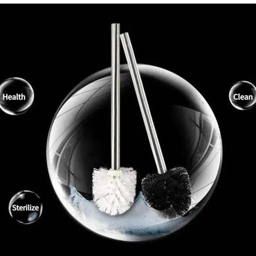 Japanese Minimalist Toilet Brush – Stainless Steel Handle