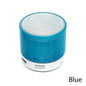 Mini Bluetooth Speaker with LED Light, USB & SD Card — Portable Wireless Speaker with Deep Bass for Phone & PC