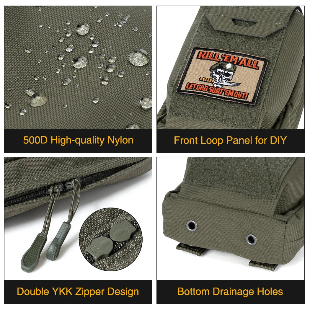 IDOGEAR Tactical EDC Molle Pouch – Smartphone & Utility Organizer