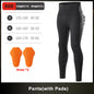 Women's High-Waist Motorcycle Riding Pants with Removable Knee Pads, Reflective Commuter & Fitness Trousers