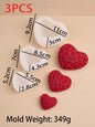 3D Love Flower Silicone Mold – Heart Candle, Soap, Resin & Chocolate DIY Kit for Valentine's Day
