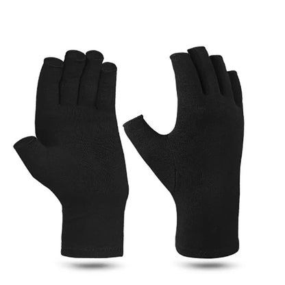 Fingerless Compression Gloves 1 Pair – Wrist Support for Hand Pain, Arthritis & Carpal Tunnel