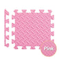 EVA Foam Interlocking Puzzle Exercise Mat with Massage Acupressure Surface, Non-Slip Home Gym Floor Protector