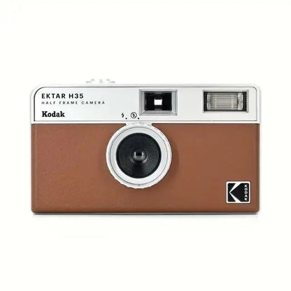 Half-Frame 35mm Film Camera with Built-in Flash, Star Filter & Bulb Shutter