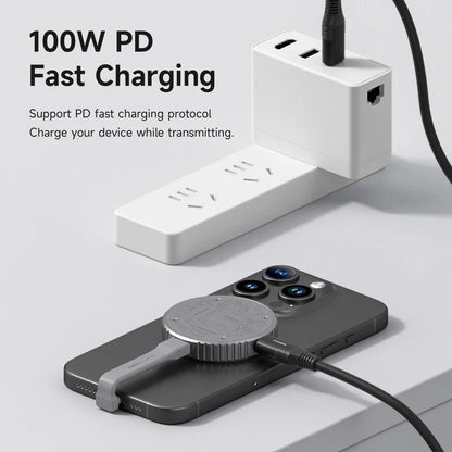 Magnetic MagSafe M.2 2230 NVMe SSD Enclosure — iPhone, MacBook & iPad