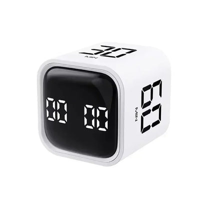Gravity Cube Productivity Timer – 4-Preset LED Countdown for Kids, Study & Kitchen