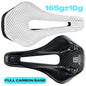 3D Printed Carbon Fiber Bicycle Saddle 255x150mm (10 x 5.9 in) – Ultralight Hollow Breathable MTB & Road Bike Seat