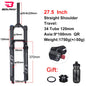 MTB Air Suspension Fork 27.5/29 Inch — 120/140 mm Travel, 34 mm Magnesium Alloy Straight Steerer