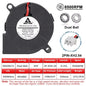 50mm (50x50x15mm) Brushless Dual-Ball Bearing Cooling Fan – 2-Pin/USB, 5V/12V/24V Turbo Blower for 3D Printers & Electronics