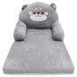 Elephant Plush Folding Baby Sofa Chair for Toddlers - Kids Nursery & Playroom Seat