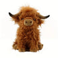 Highland Cow Plush Toy 12 in (30 cm) Soft Stuffed Animal for Kids & Adults - PP Cotton Filled, Multicolor
