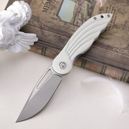 Petrified Fish PFE06 Nightingale Folding Knife, 14C28N Steel, G10 Handle