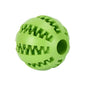 Interactive Rubber Dog & Cat Toy Ball, Puppy Chew Toy, Treat Feeder & Tooth-Cleaning Silicone Ball