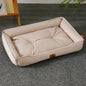 Waterproof 600D Oxford Dog Bed – Thick PP Cotton, Bite-Resistant Pet Mat for All Seasons