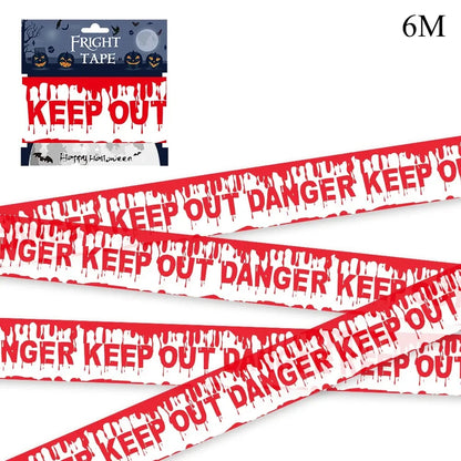 Halloween Caution Tape Warning Decoration