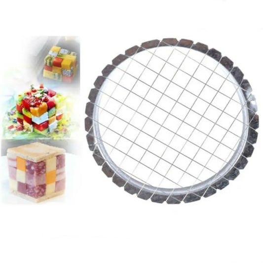 Egg Slicer & Masher Hand Press – Steel Wire Vegetable, Cheese & Fruit Cutter (3.5 in / 8.9 cm)
