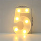16cm (6.3 in) LED Marquee Letter & Number Light - Battery-Operated Night Lamp for Home, Wedding, Bar & Party Decor