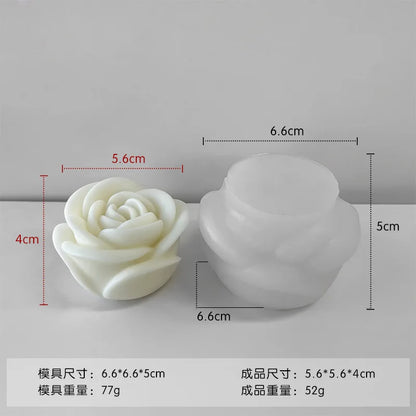 Flower Silicone Craft Mold for Resin, Soap & Candle Making - Flexible Non-Stick