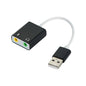USB-C to 3.5mm Audio Adapter External USB Sound Card — Headphone & Mic Jack for Laptop MacBook Pro
