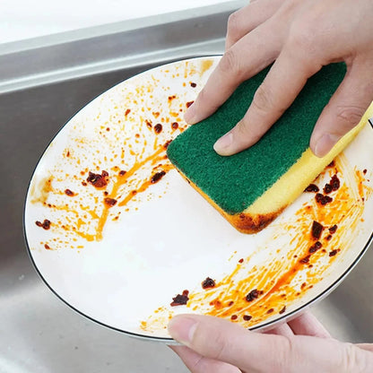 Double-Sided Magic Cleaning Sponge – Rust & Stain Remover for Kitchen