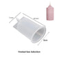 Cylinder Silicone Mold for 3D Scented Candle and Soap Making - DIY Resin, Wax & Plaster Crafts