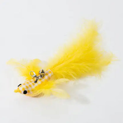 Interactive Feather Cat Toy – Feather Teaser for Cat Play & Exercise