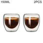 Double Wall Borosilicate Glass Tea Cups 80ml & 150ml, 2–18 Pc Clear Kung Fu Coffee & Milk Mugs