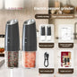 USB Rechargeable Electric Salt and Pepper Grinder – Adjustable Coarseness Electric Spice Mill for Kitchen