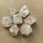7-Piece Acrylic Polyhedral Dice Set for DnD & Tabletop RPG — d4 d6 d8 d10 d10 d12 d20