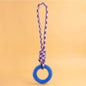 Interactive Spiked Dog Ring Toy - Rubber Chew for Teeth Cleaning & Training