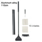 Aquarium Algae Scraper – Aluminum & Stainless Steel Fish Tank Cleaner with Replaceable Blades, 35–110 cm (13.8–43.3 in)